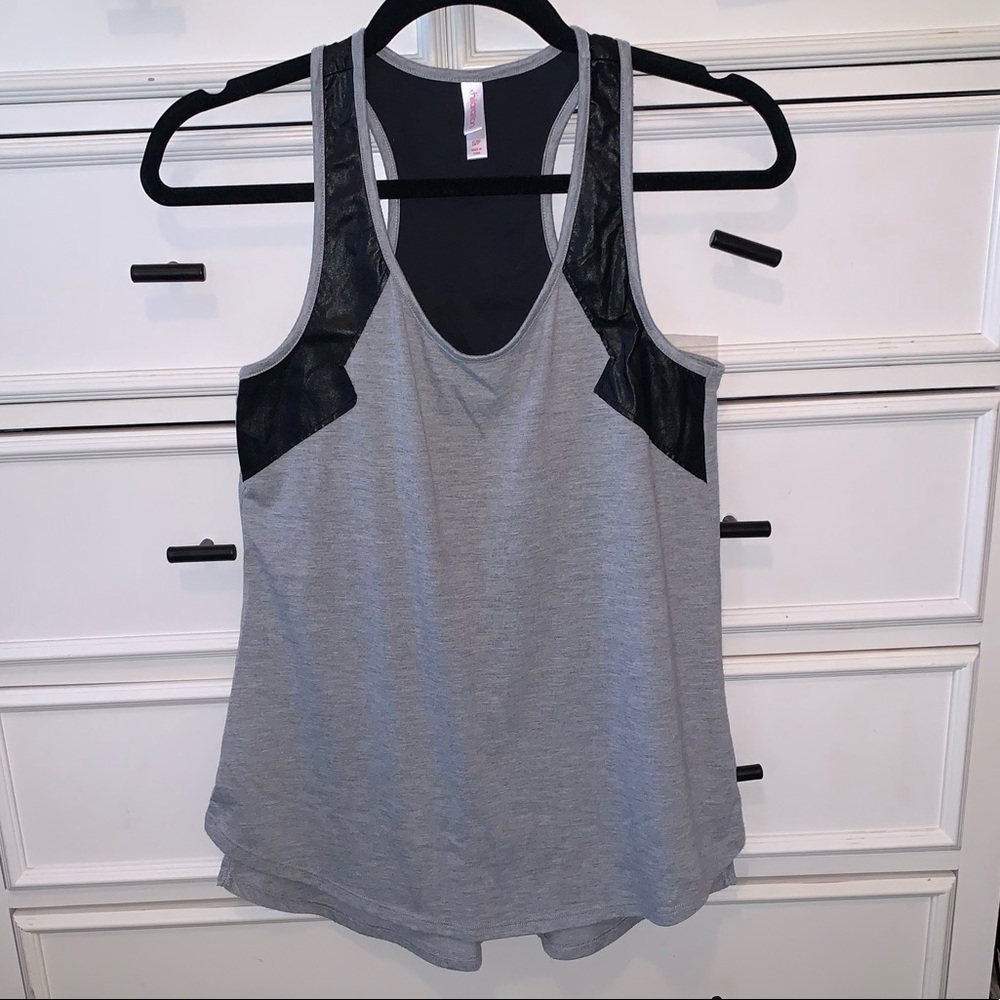 Gray/Black Tank